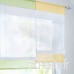 BAILEY JO 1Pc Store Romain Passe Tringle LxH/80x120cm Brun Rideau Voilage Transparent Raffrollo Décoration de Fenêtre Chambre/Salle de Bain/Balcon - B074P368Y6